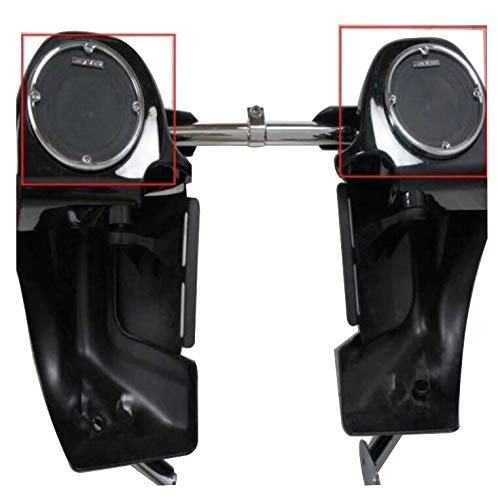 Motorcycle Chrome Speaker Trim - 2