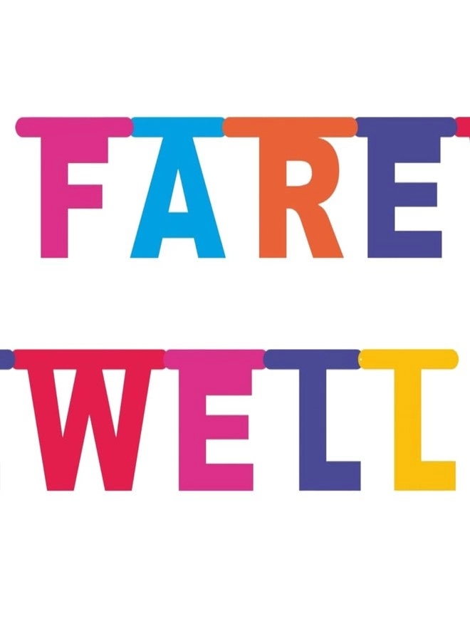 Farewell Colorful Banner - Large 6FT