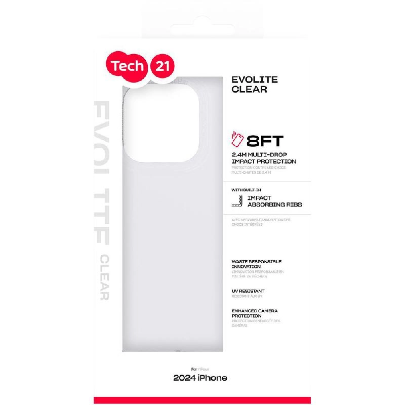 EvoLite Case Clear Bio TPU for iPhone 16