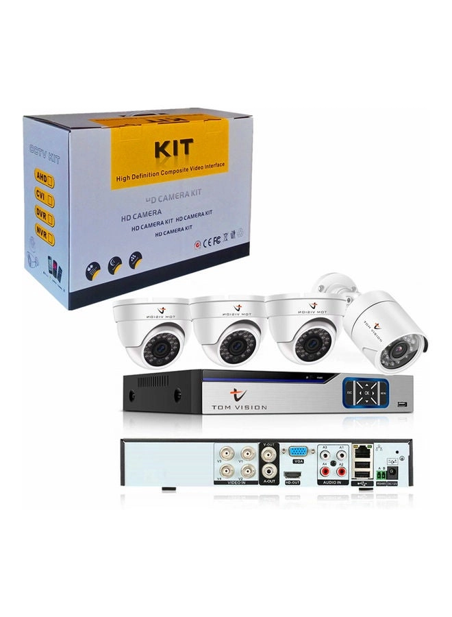 CCTV Camera Security Recording System - 4 4Channel 1080N
