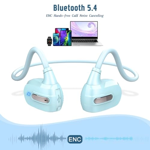 Open EarHeadphones - 13g 10H Playtime Bluetooth 5.4