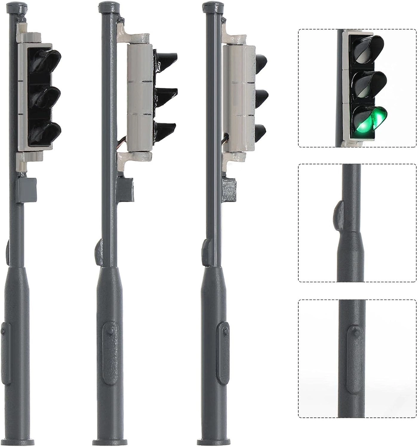 Model traffic light - 3 Pieces 1 to 72 OO Scale