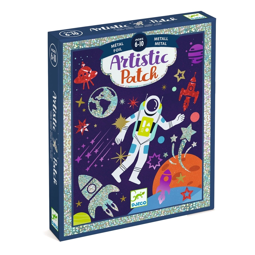 DJECO Artistic Patch Craft Kit - Cosmos 12 pieces