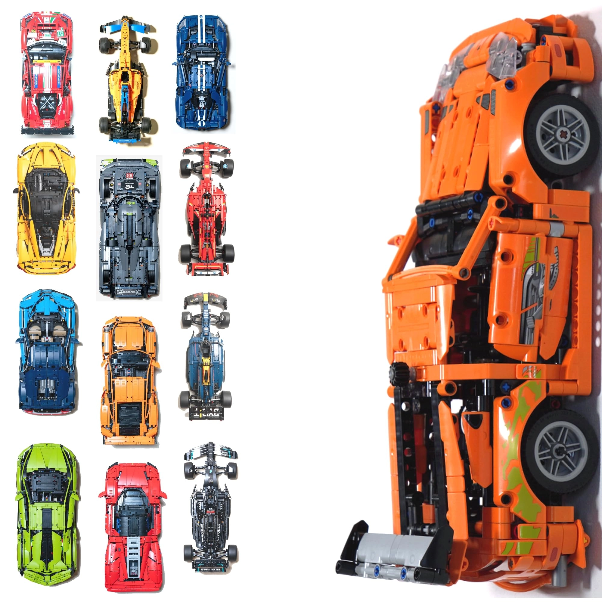 Wall Mount Compatible for Lego - Made in France Plastic