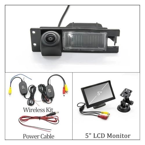 Rear View Camera Fisheye - Night vision Wireless 1280x720