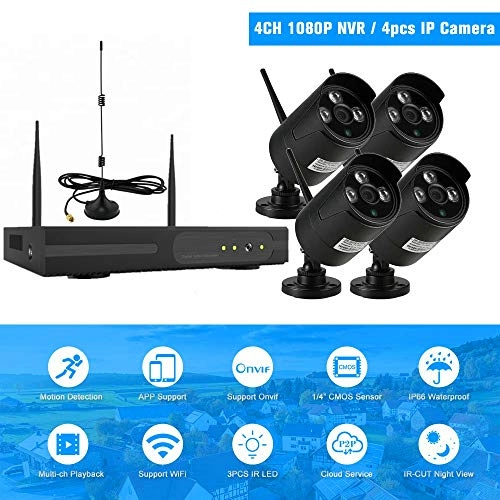 4CH DVR + Bullet Camera - 8pcs 1080P/2.0MP