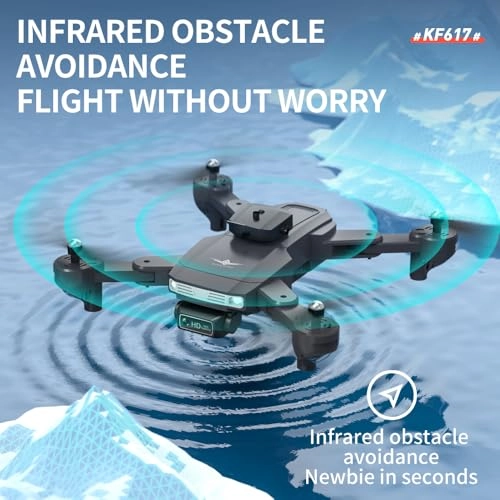 KF617 - 4K Dual Wide-Angle Camera Foldable GPS 20min Flight Time