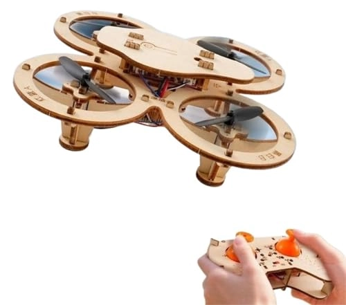 Wooden RC Quadcopter Drone Kit