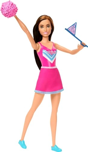Barbie Cheerleader - Pink Pom Pom Puppy Mascot Ages 3+