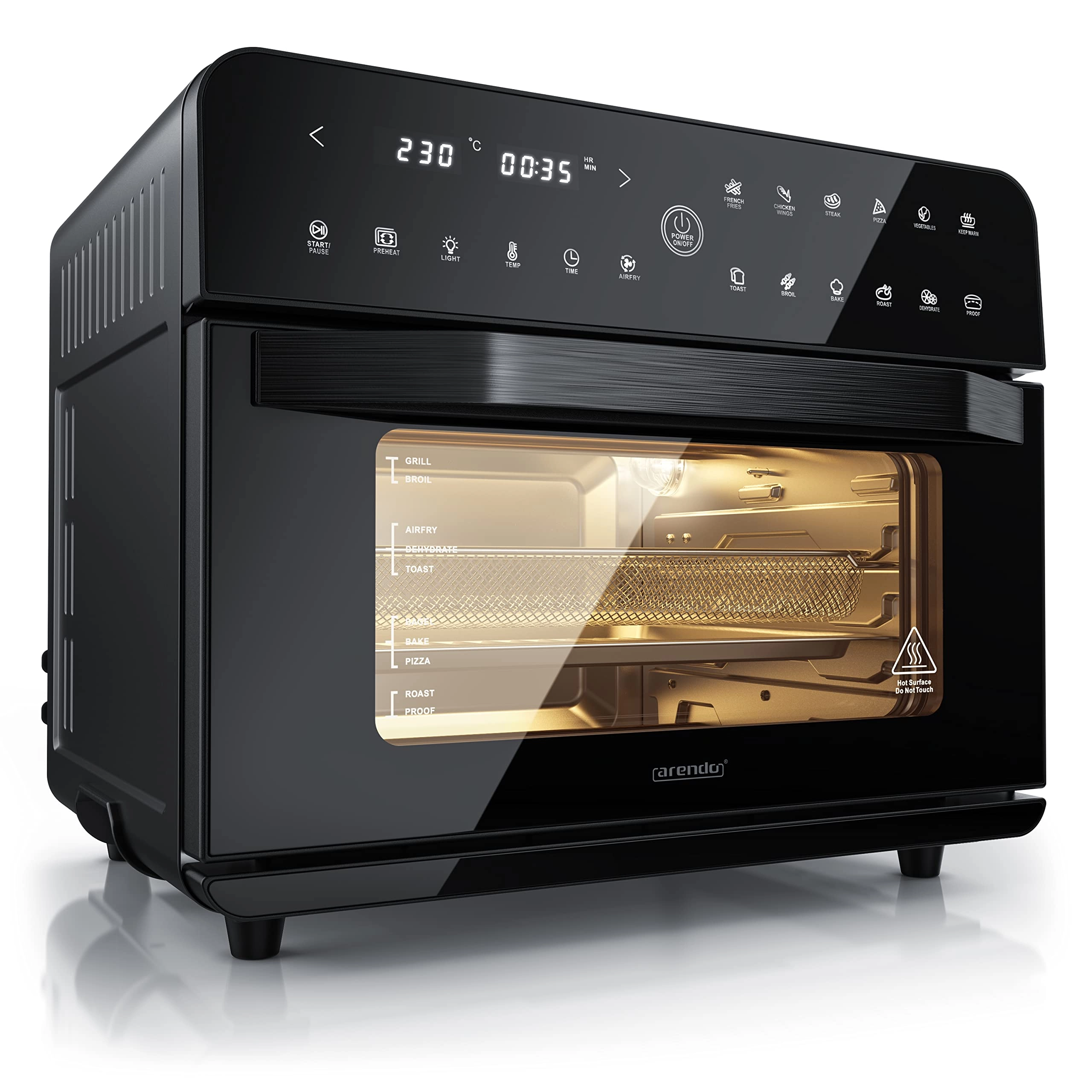 Arendo Portodo A305526x5 - Hot Air Fryer Multifunctional Oven