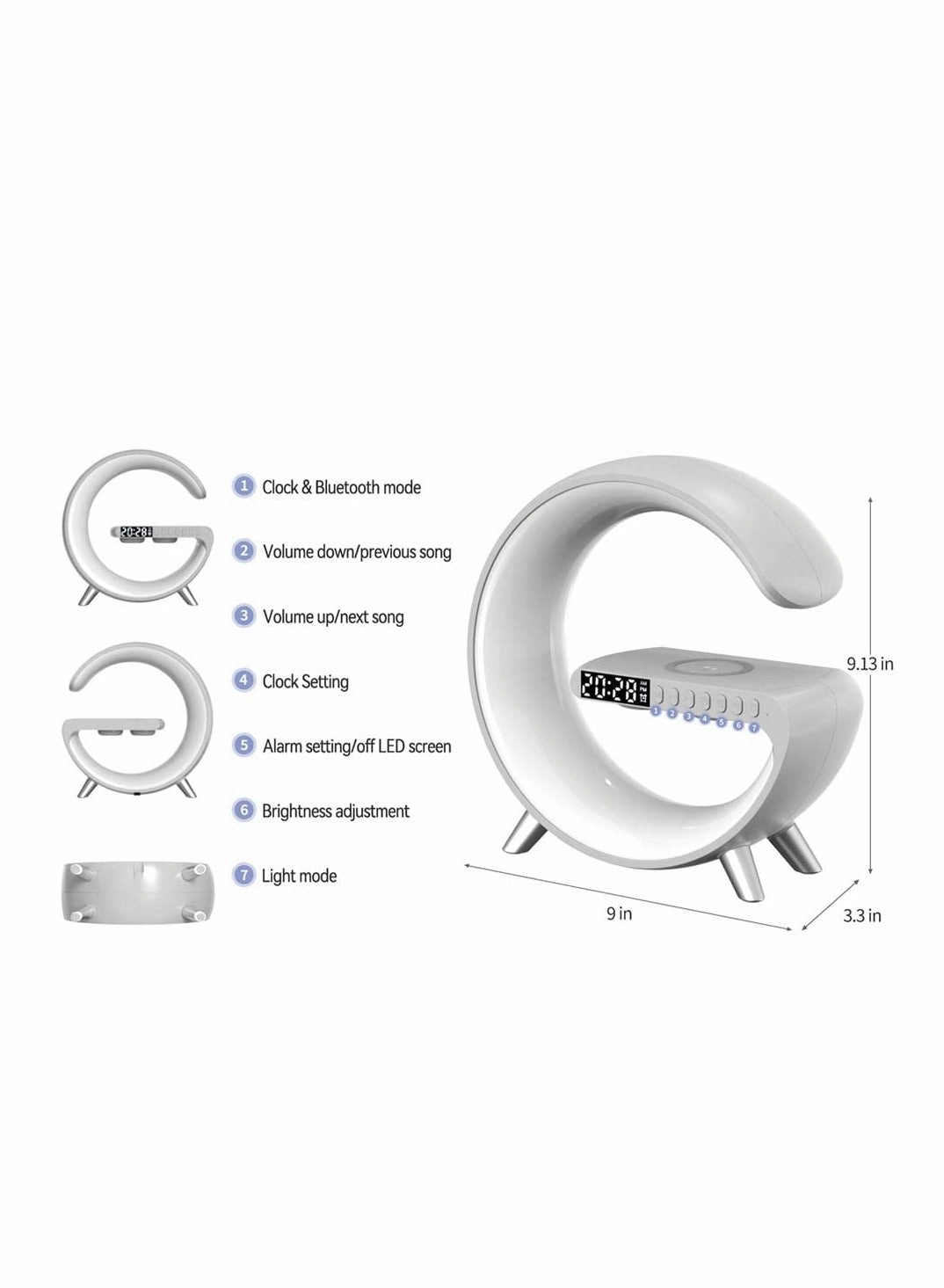 Portable LED Bluetooth Speaker