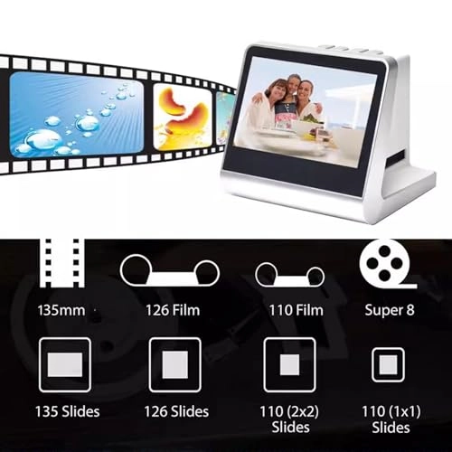 Digital Film Scanner - 120 1080P LCD Screen