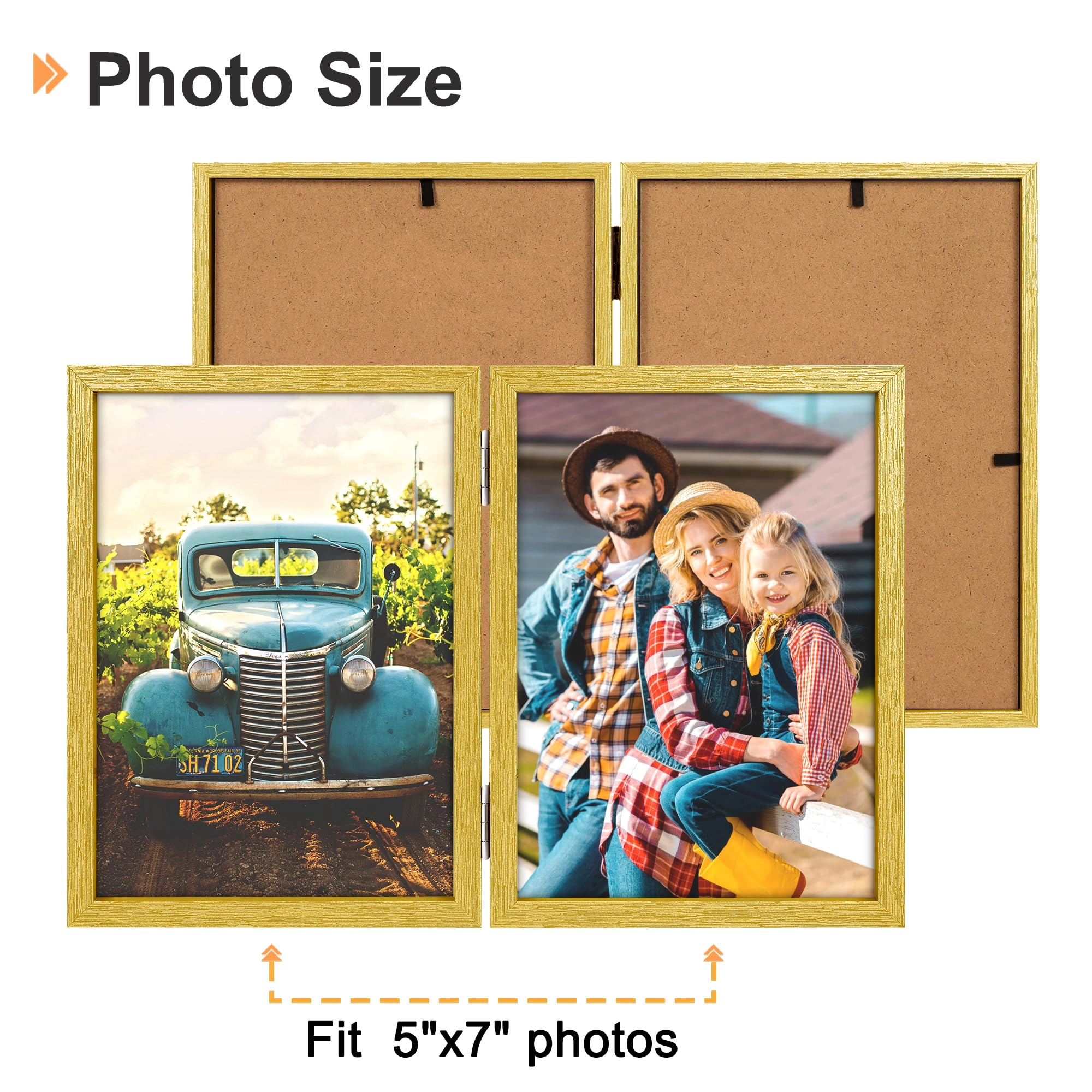 Double Picture Frame - 5x7 two