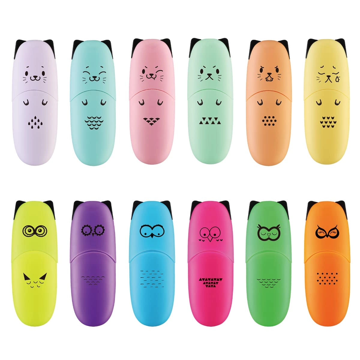 Colorient Mini Highlighter Pen - Multicolored Chisel