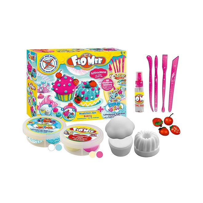 CRAZE Flo Mee Bakery Craft Set - 5 Years Air Dry