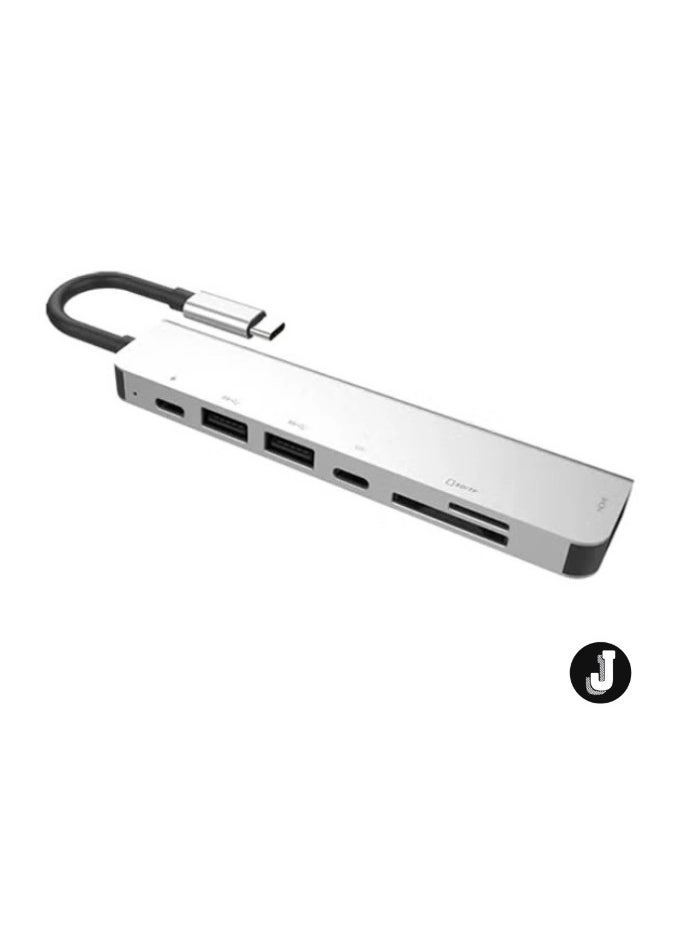 USB C Hub - 4K HDMI 100W PD SD/TF Card Reader