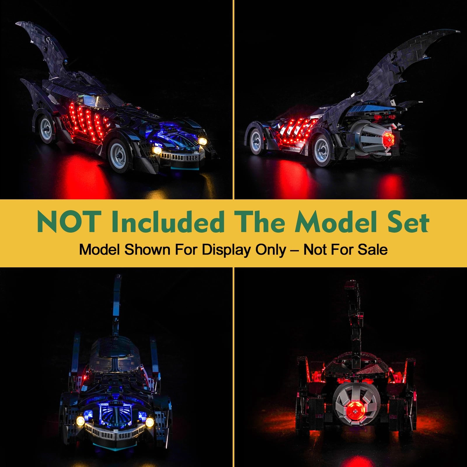 Light kit Compatible with Lego 76304 Batman Forever Batmobile - LED Standard Version