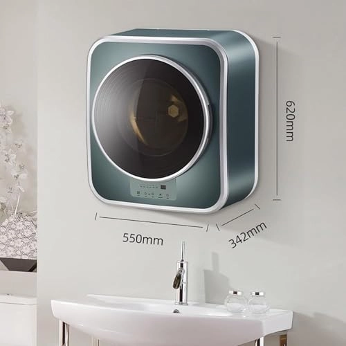 Wall-mounted automatic washing machines