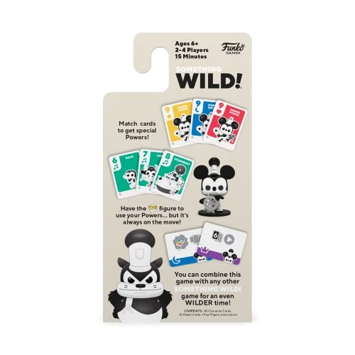 Something Wild! Disney Mickey Mouse with Steamboat Willie Pocket Pop! Card Game