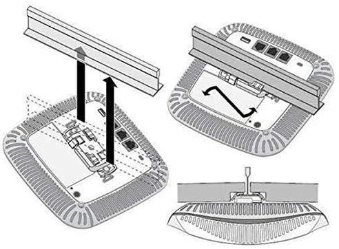 Ceiling-Grid Rail Adapters - Aruba Compatible AP-220-MNT-C2