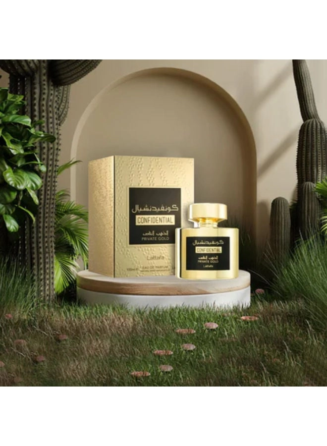 Lattafa Perfumes Confidential Private Gold Eau de Parfum 100 ml