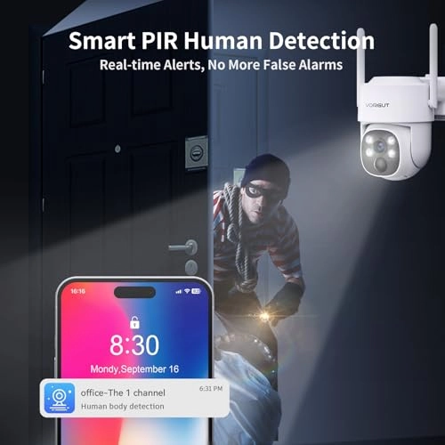 Outdoor Wireless Solar Security Camera System - 2 Cams 10 channels 1440p