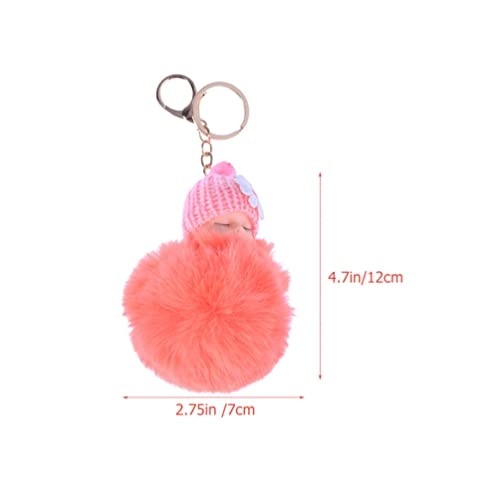 Doll Pompom Keychain