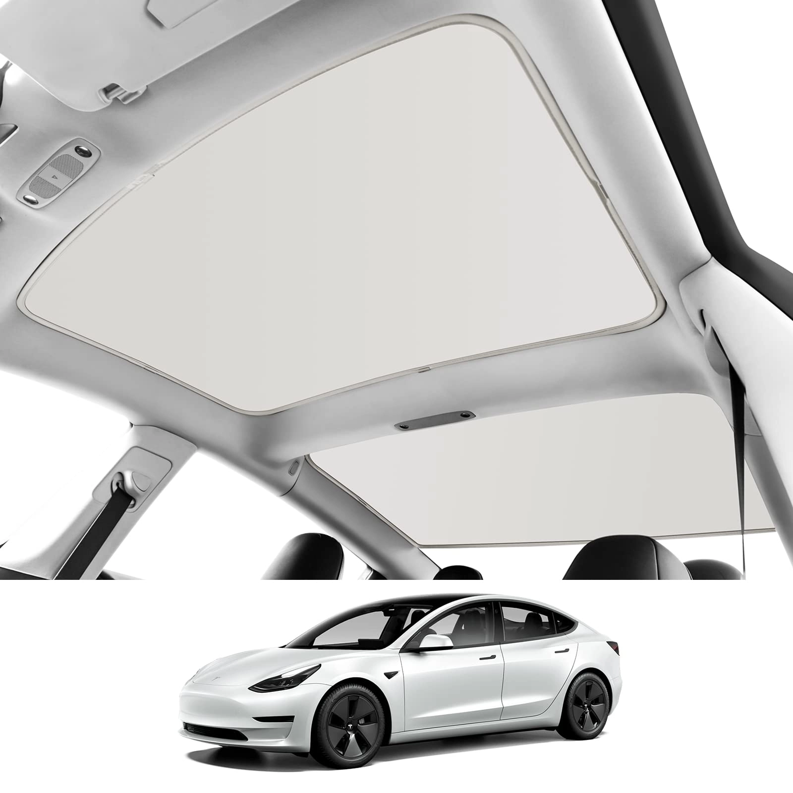 KUNIST Roof Sunshades - Tesla Model 3 2021|2022|2023