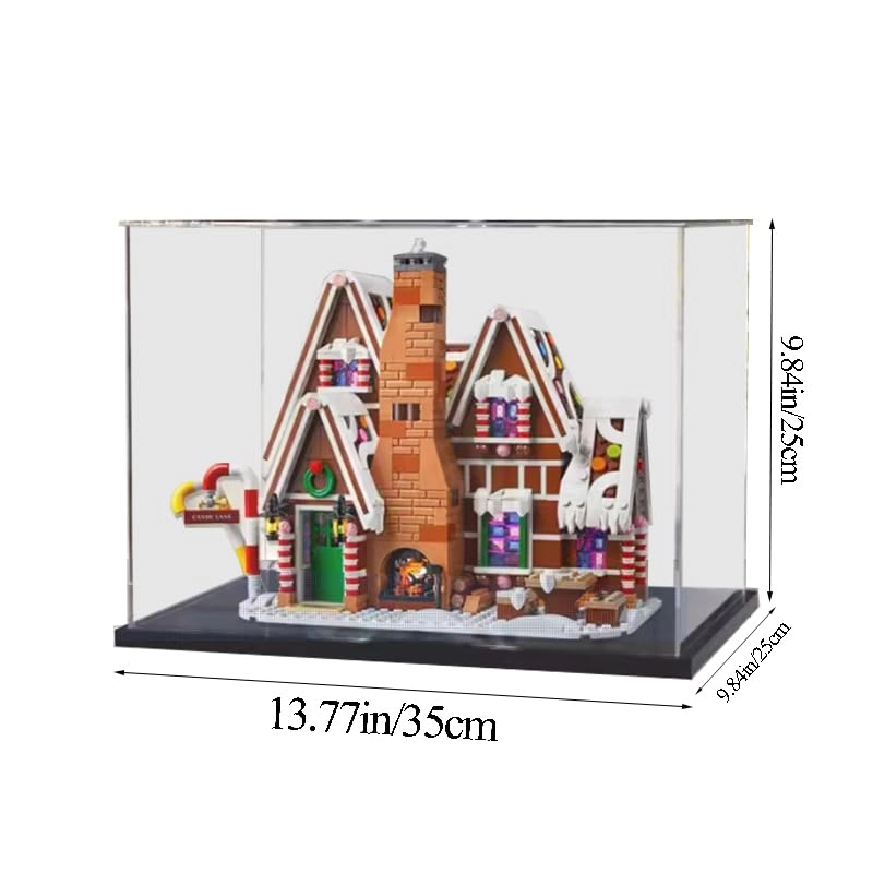 Clear Acrylic Display Case - for 10267 Black Bottom+background