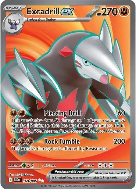 Pokémon Excadrill ex - 160/086