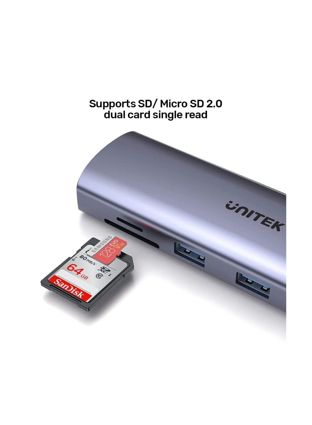 D1113A - 9-in-1 USB-C Hub 3x USB-A 5Gbps HDMI 4K@30Hz PD 100W