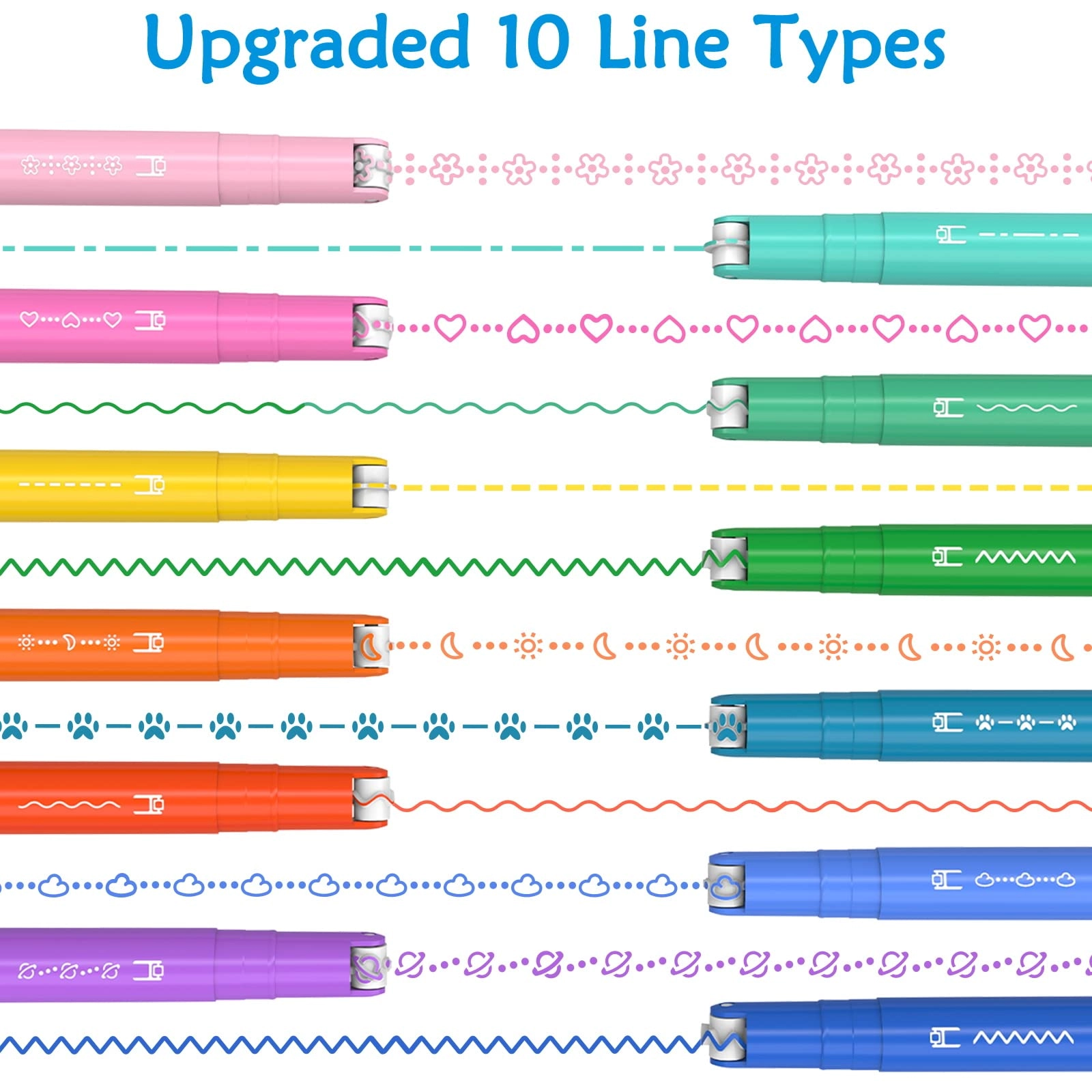 Dual Tip Markers - 12 Colors Dual Tip