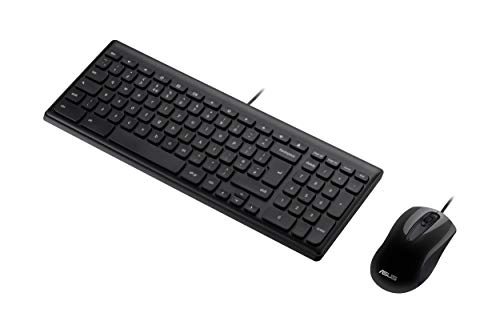 Wired Chrome OS Keyboard + Wired Optical Mouse - UK Wired