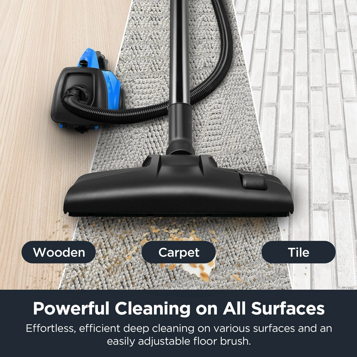 Mighty Mite Bagged Canister Vacuum Cleaner (3670H)