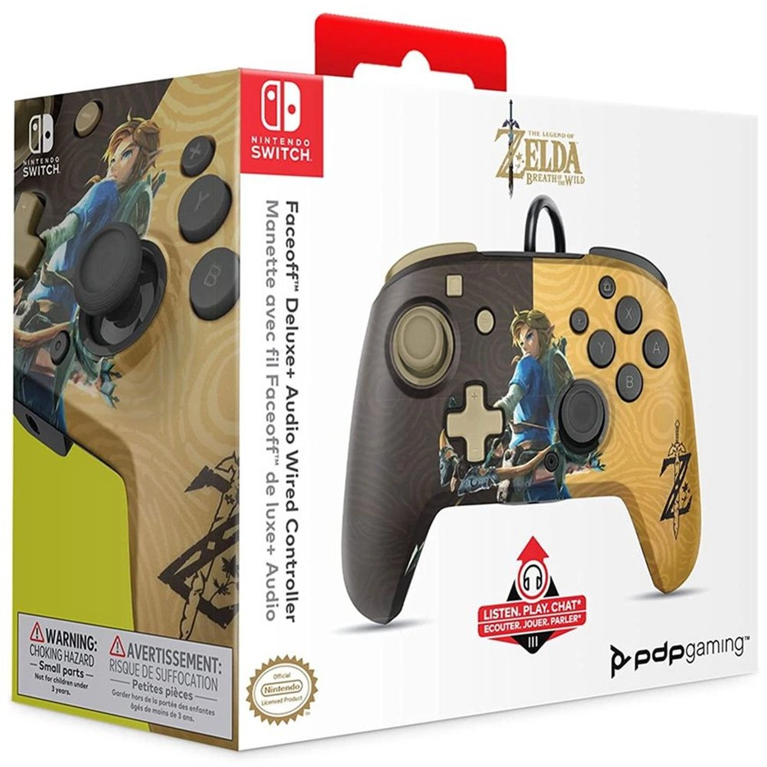 Nintendo Switch Faceoff Zelda Controller Multicolor