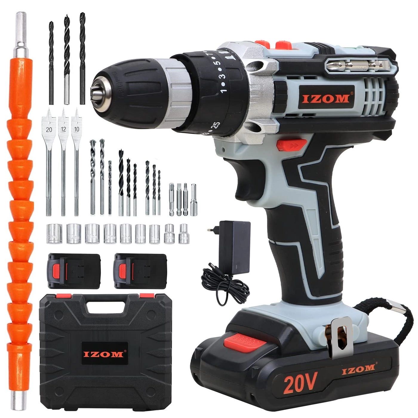 IZOM IZCDK20V - Cordless 2-speed Lithium-ion