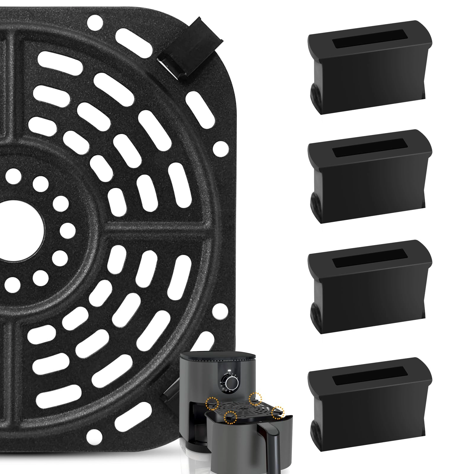 GWYXC Air Fryer Rubber Feet - Silicone 4 piece(s)