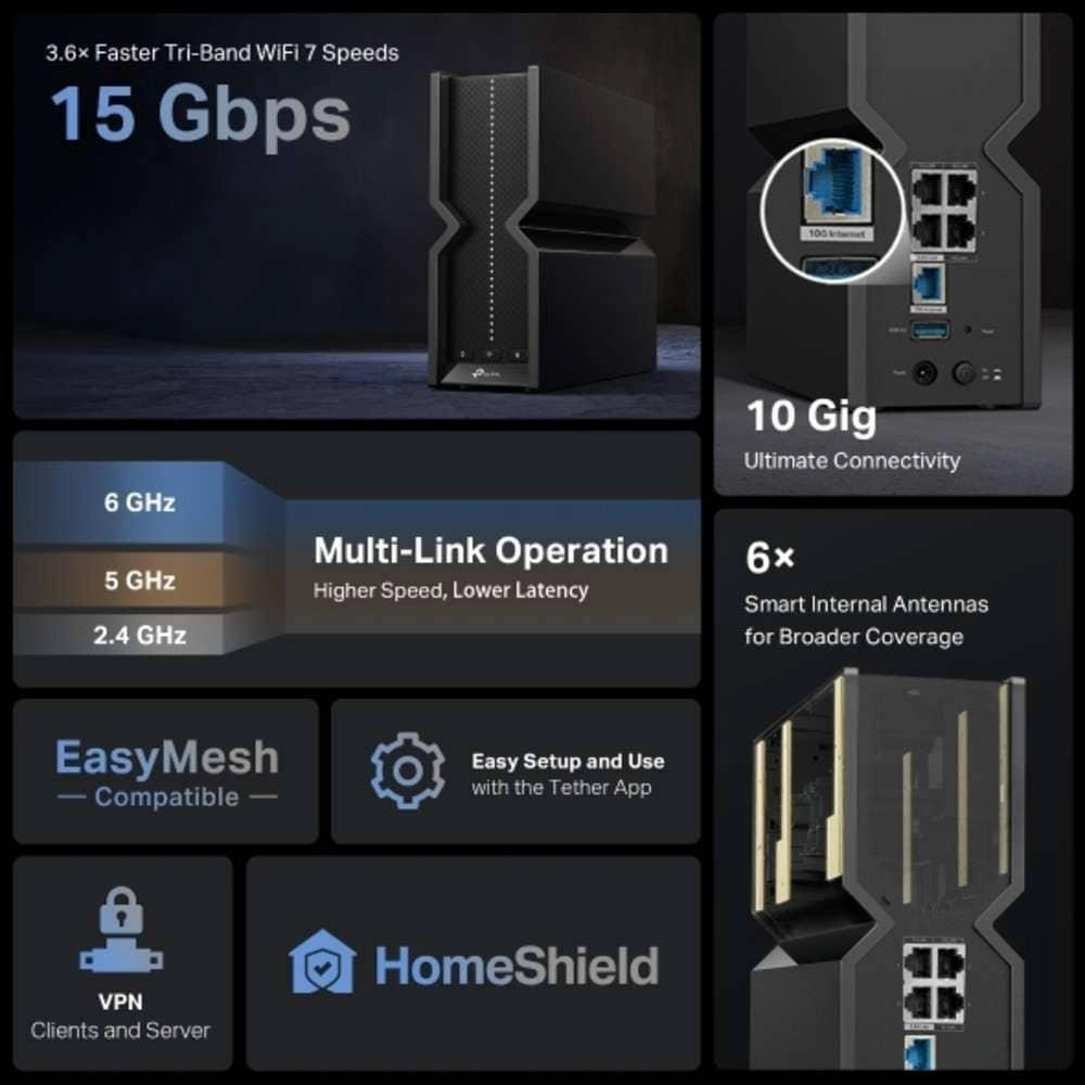 BE700 - 15000Mbps Wi-Fi 7