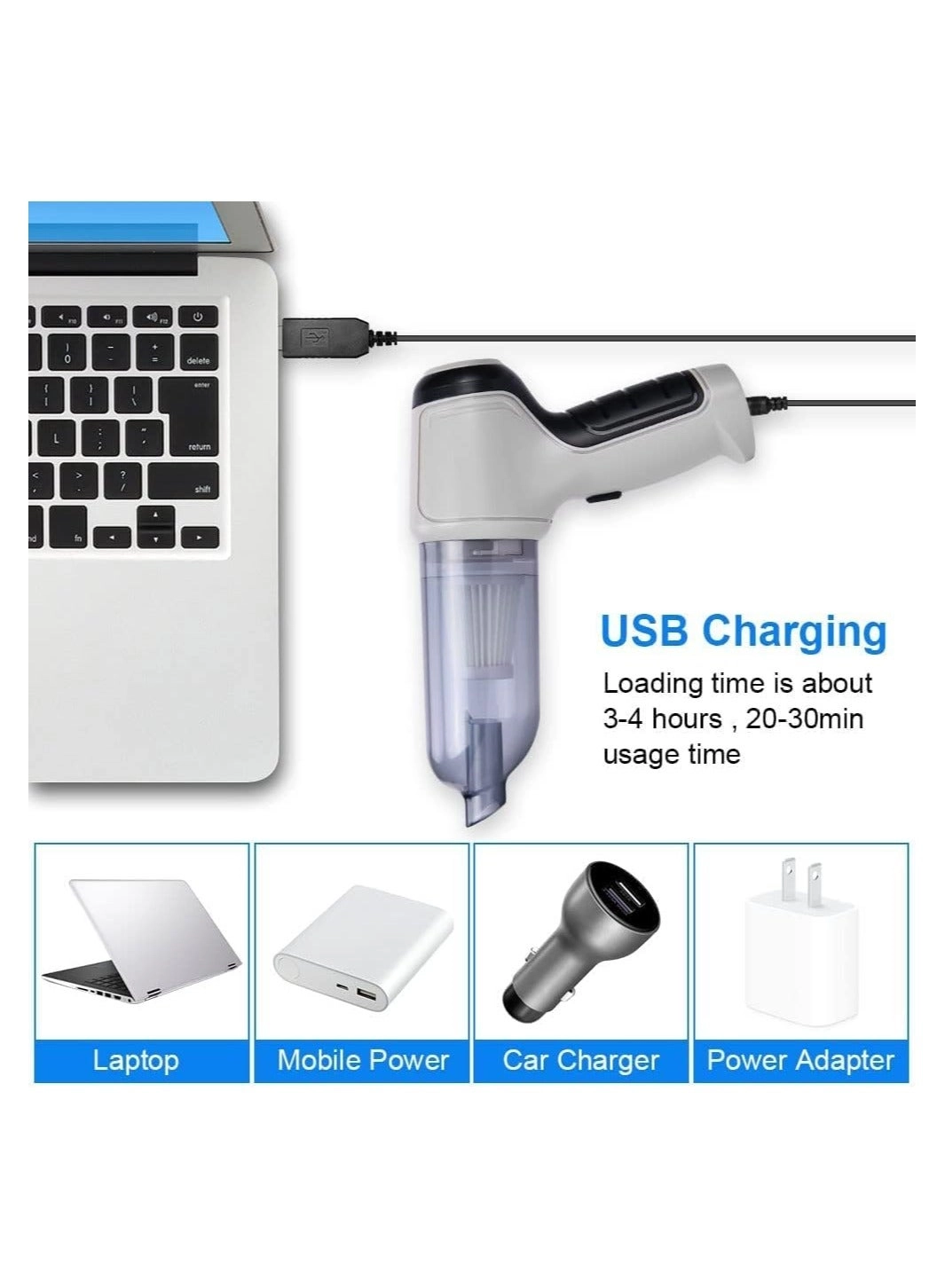 Moltifunction Vacuum Cleaner - 2 x 2000 mAh