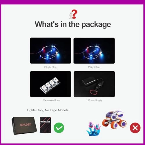 Lego Friends Space Research Rover LED Lighting Kit (42602) - LED Multicolor