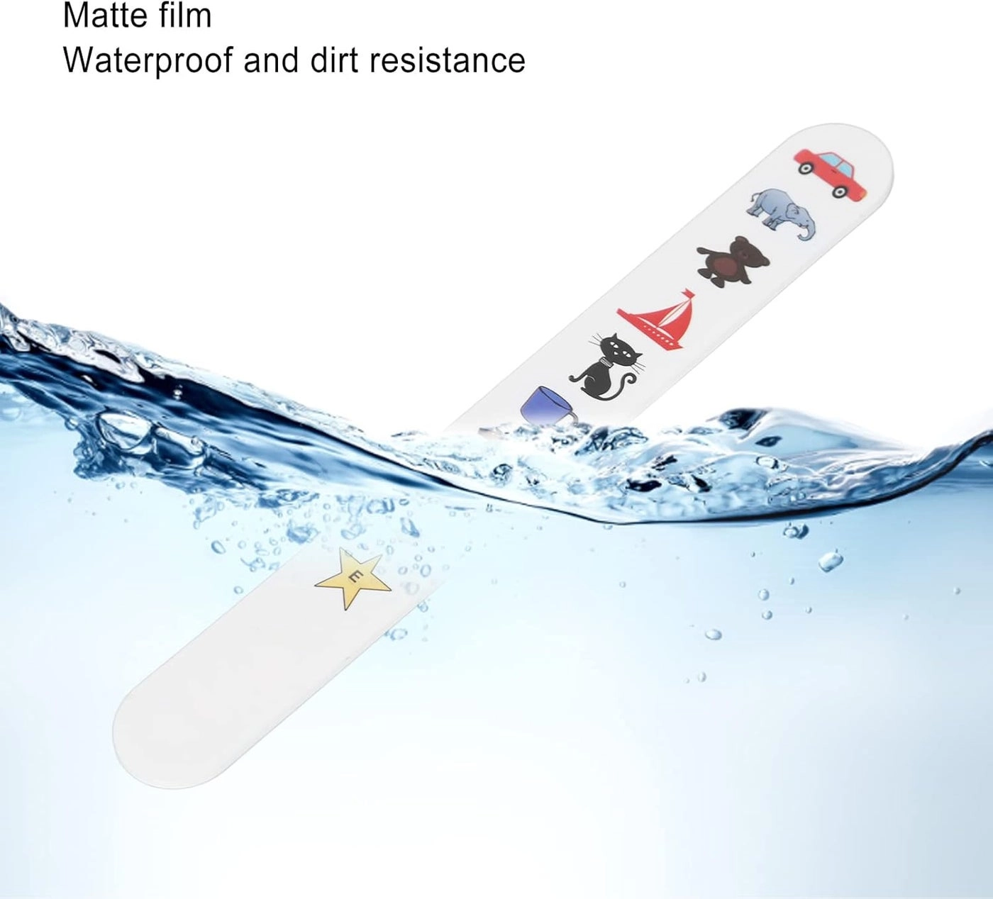 Vision Tester - Colorful Animal Patterns Waterproof Matte Coating