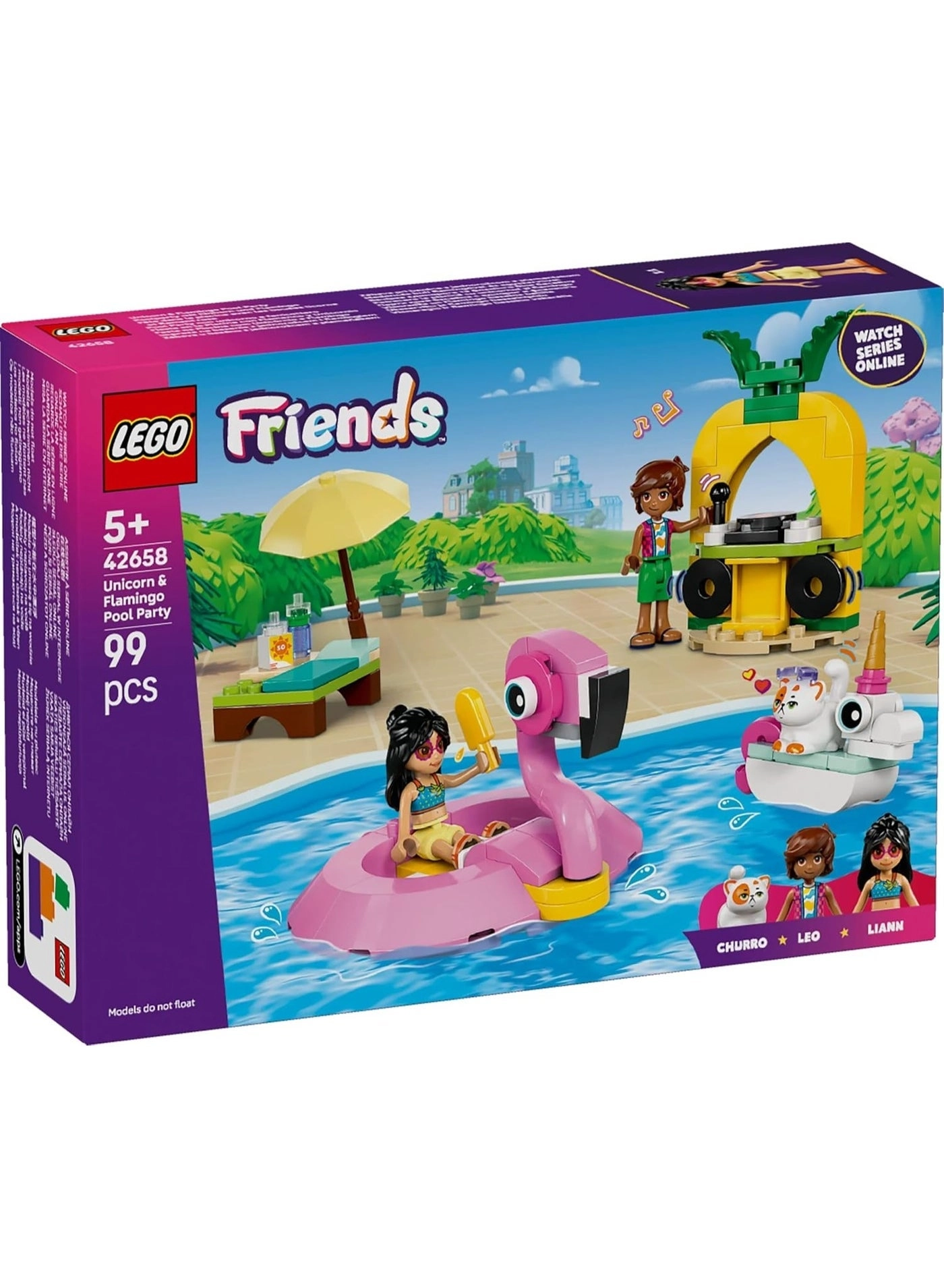 LEGO Friends Unicorn & Flamingo Pool Party