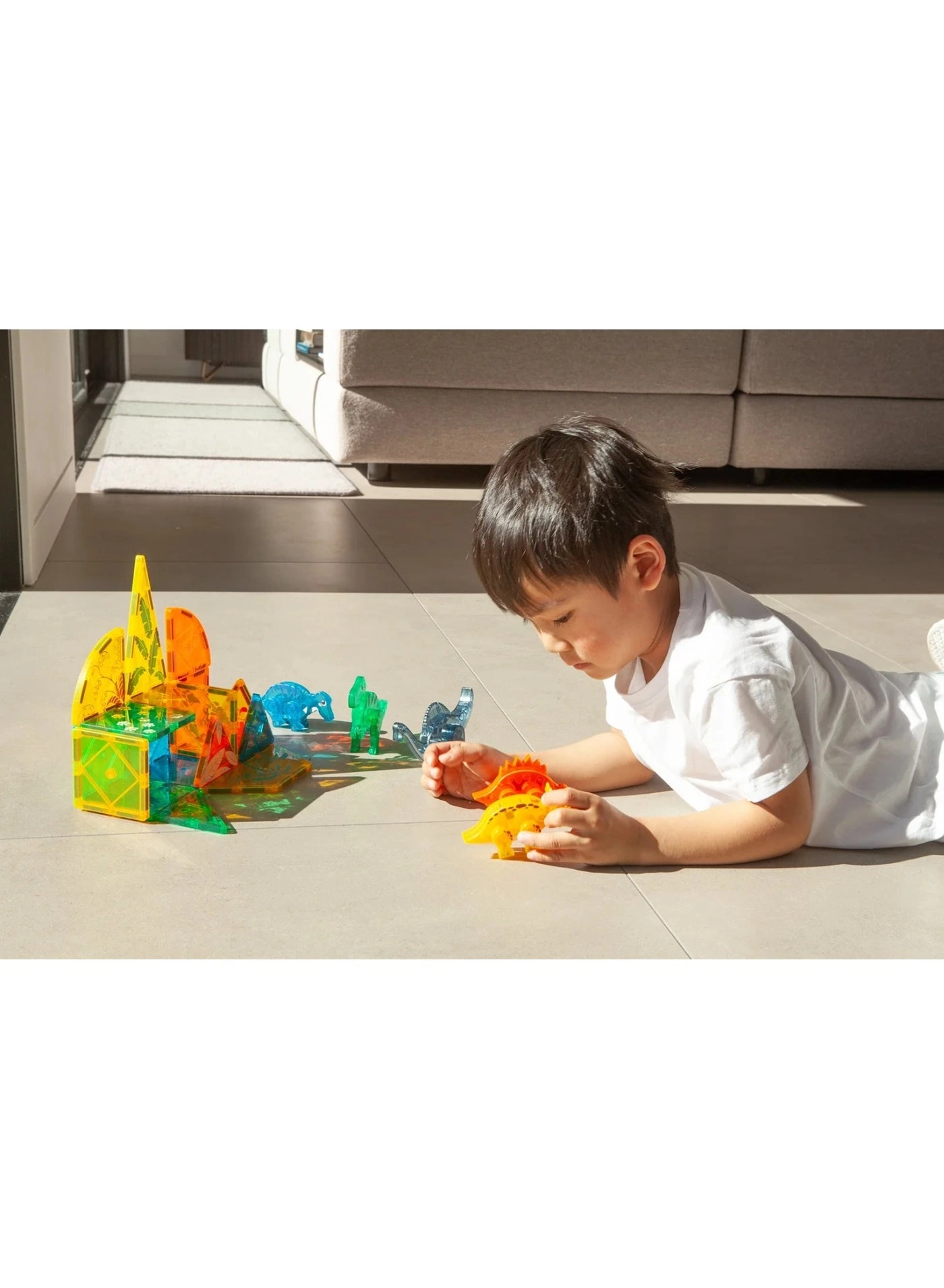 Magnetika Dinosaur World Magnetic Tiles V2 - 3+ Years 47 pieces