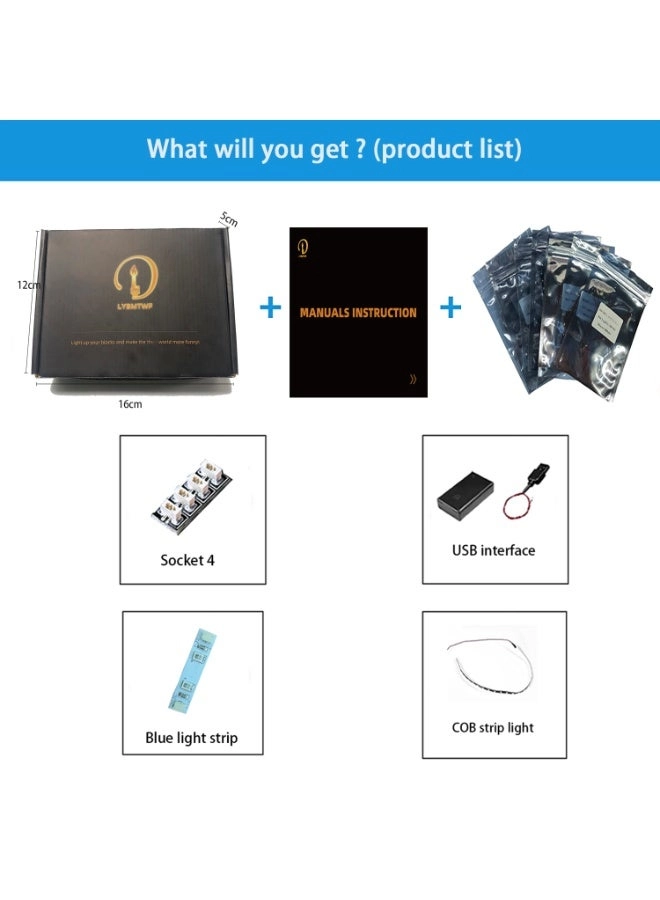 LED Light for Lego-76285 Spider-Man's Mask