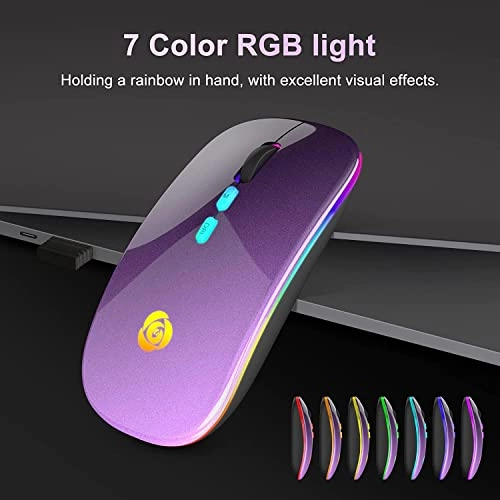 LED Wireless Mouse - Bluetooth
