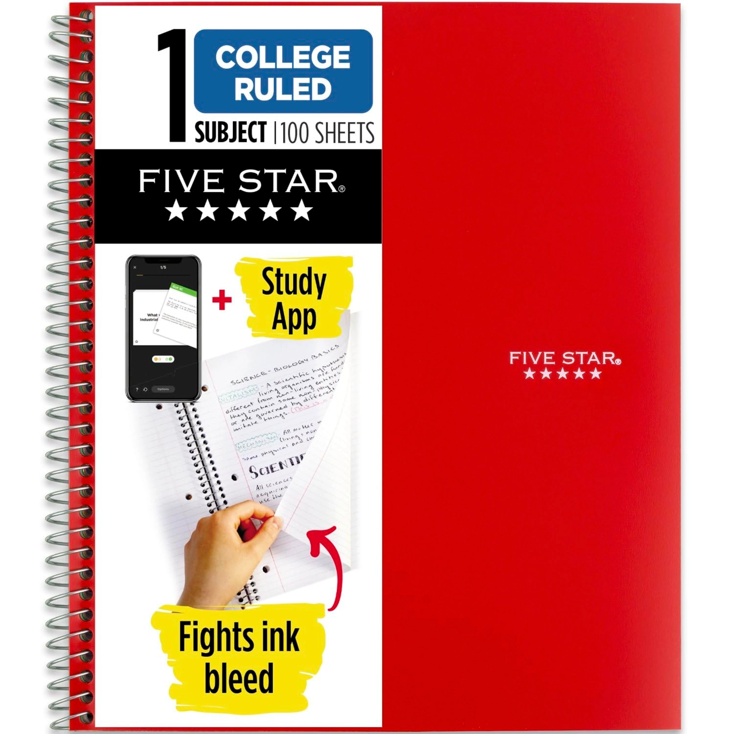 Spiral Notebook 8-1/2" x 11" Spiral - Lined 100 Sheets