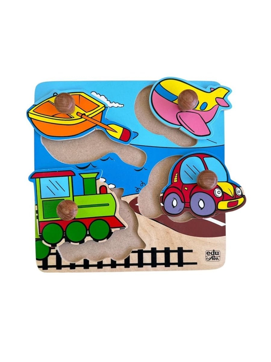 Big Knob Puzzle - Things That Go - Suitable for 18 months & above