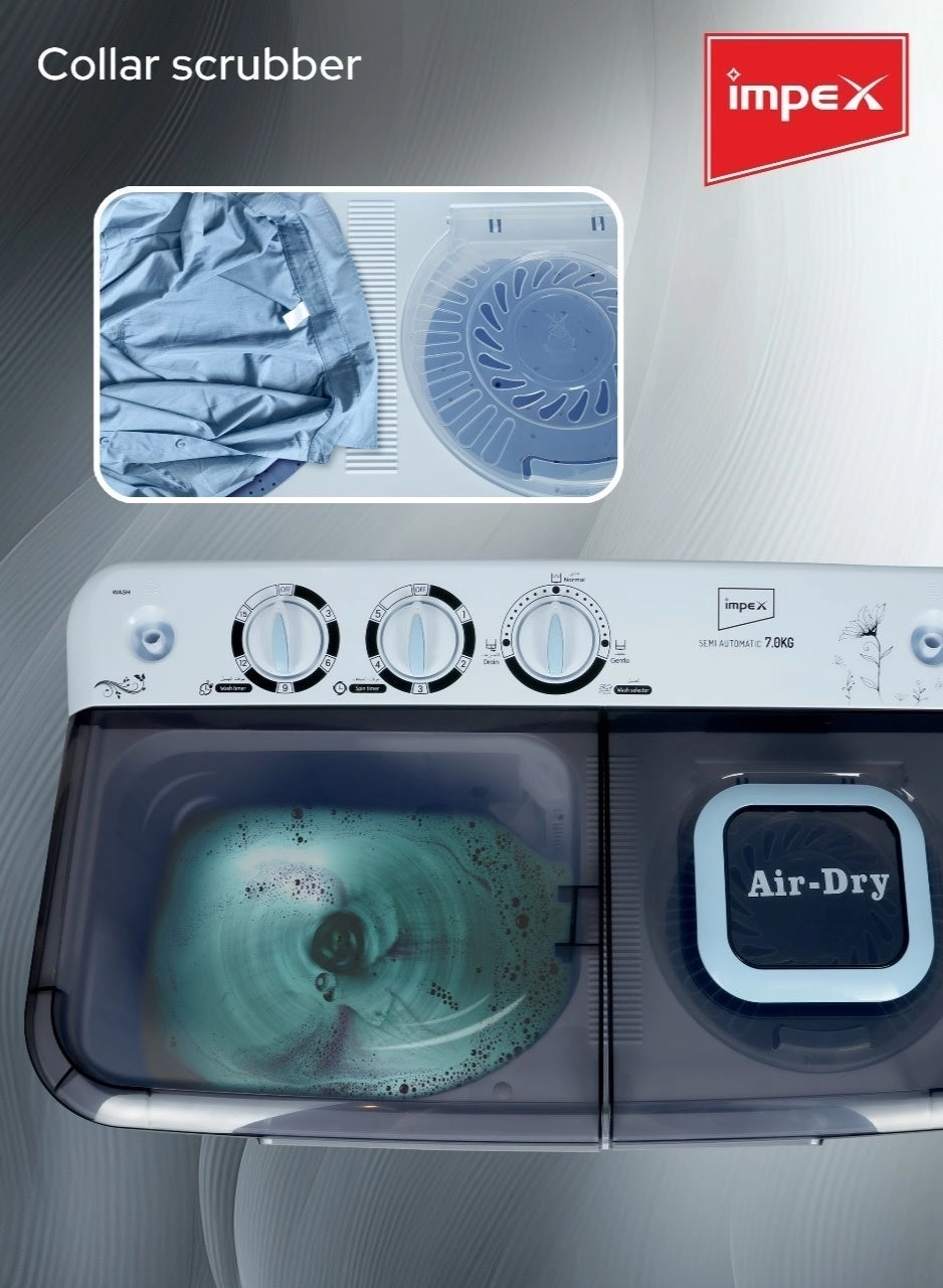 Double Door Refrigerator + Semi-Automatic Washing Machine