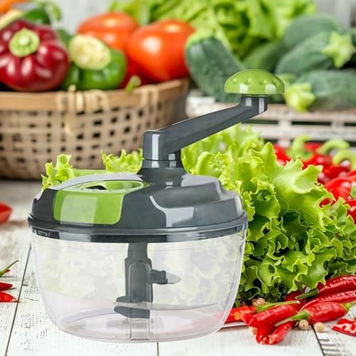Manual Food Chopper - Gray ABS