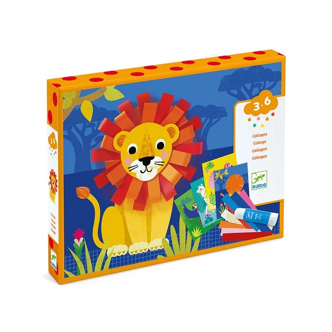 DJECO Collages with Small Loops Activity Kit - 3+ years